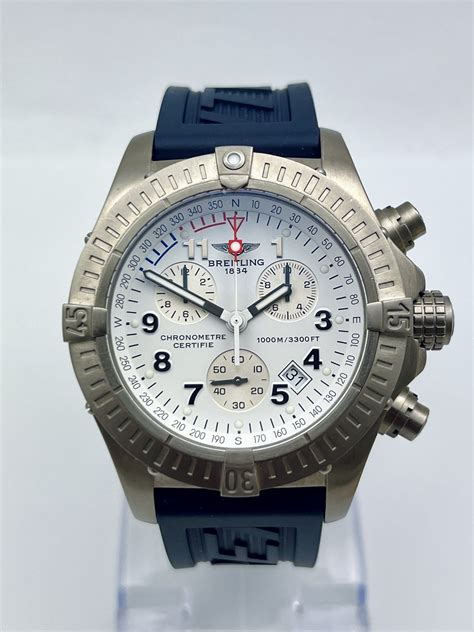 breitling 44mm titanium avenger m1 chronograph|Breitling chrono avenger.